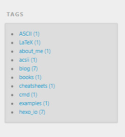 hexo.editing tag section on UI after changes